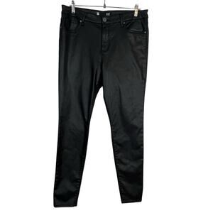 Kut From The Kloth Black Coated Skinny Pants Women’s Size 12